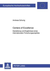 Centers of Excellence di Andreas Schurig edito da Lang, Peter GmbH