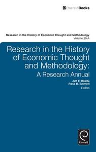 Research in the History of Economic Thought and Methodology: A Research Annual edito da EMERALD GROUP PUB