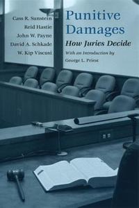 Punitive Damages: How Juries Decide di Cass R. Sunstein, Reid Hastie, John W. Payne edito da UNIV OF CHICAGO PR