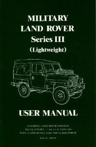 Land Rover Series 3 Military Lightweight Handbook di Brooklands Books Ltd edito da Brooklands Books Ltd