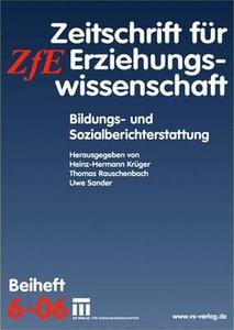 Bildungs- und Sozialberichterstattung edito da VS Verlag für Sozialwissenschaften