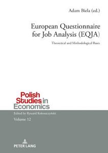European Questionnaire for Job Analysis (EQJA) edito da Lang, Peter GmbH