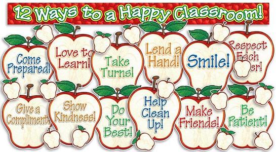 Happy Classroom Apples! Bulletin Board di Inc. Scholastic edito da Scholastic Teaching Resources