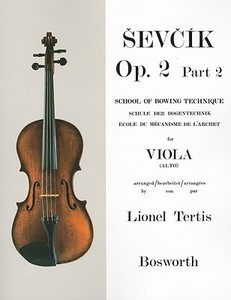 Sevcik for Viola: Op. 2, Part 2: School of Bowing Technique di Otakar Sevcik edito da BOSWORTH