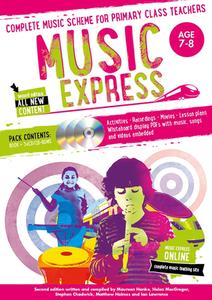 Music Express: Age 7-8 (book + 3cds + Dvd-rom) di Helen MacGregor edito da Harpercollins Publishers