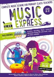 Music Express: Age 8-9 (book + 3cds + Dvd-rom) di Helen MacGregor edito da Harpercollins Publishers