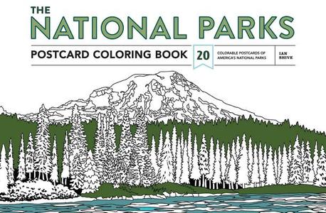 The National Parks Postcard Coloring Book di Ian Shive edito da Earth Aware Editions