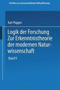 Logik Der Forschung di Karl Popper edito da Springer Verlag Gmbh