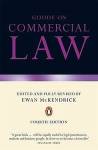 Goode on Commercial Law di Professor Sir Roy Goode, Ewan McKendrick edito da Penguin Books Ltd