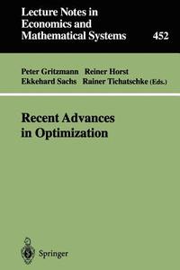 Recent Advances in Optimization edito da Springer Berlin Heidelberg