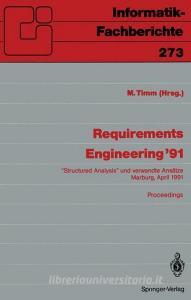 Requirements Engineering '91 edito da Springer Berlin Heidelberg