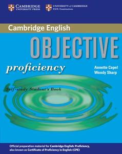 Objective Proficiency Self-study Student's Book di Annette Capel, Wendy Sharp edito da Cambridge University Press