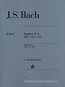 Partiten 4-6 BWV 828 - 830 di Johann Sebastian Bach edito da Henle, G. Verlag