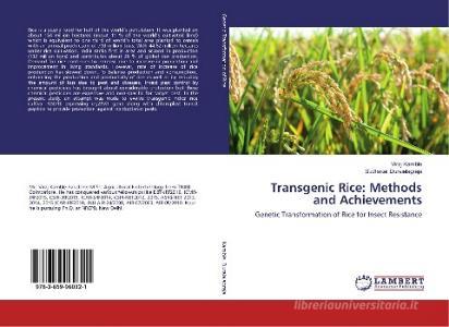 Transgenic Rice: Methods and Achievements di Viraj Kamble, Sudhakar Duraialagraja edito da LAP Lambert Academic Publishing