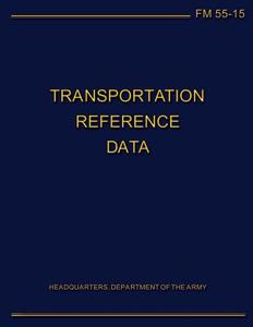 Transportation Reference Data di Department Of the Army edito da Createspace