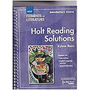 Elements of Literature: Reading Solutions Introductory Course di Holt Rinehart & Winston edito da Holt McDougal