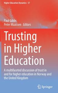 Trusting in Higher Education edito da Springer International Publishing