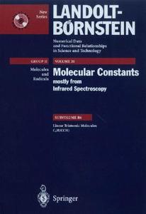 Linear Triatomic Molecules: C2h (Cch) di G. Guelachvilli, K. N. Rao edito da Springer