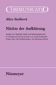 Nächte der Aufklärung di Alice Staskovà edito da De Gruyter