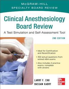 Mcgraw-hill Specialty Board Review Clinical Anesthesiology, Second Edition di Larry F. Chu edito da Mcgraw-hill Education - Europe