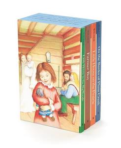 Little House 4-Book Box Set: Little House in the Big Woods, Farmer Boy, Little House on the Prairie, on the Banks of Plu di Laura Ingalls Wilder edito da HARPERCOLLINS