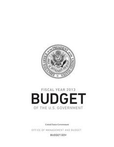Fiscal Year 2013 Budget of the U.S. Government di United Office of Management and Budget edito da Createspace