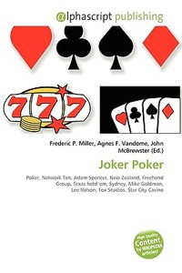 Joker Poker edito da Vdm Publishing House