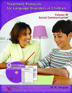 Treatment Protocols for Language Disorders in Children: Social Communication Volume 2 di M. N. Hegde edito da PLURAL PUBLISHING
