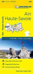 Ain, Haute-savoie - Michelin Local Map 328 di Michelin edito da Michelin Editions Des Voyages