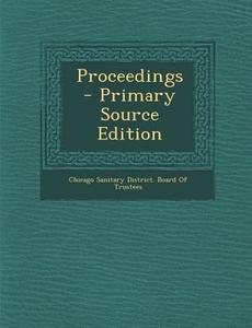 Proceedings edito da Nabu Press