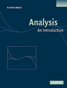 Analysis di Richard Beals edito da Cambridge University Press