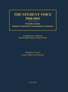 The Student Voice, 1960-1965 edito da Greenwood Press