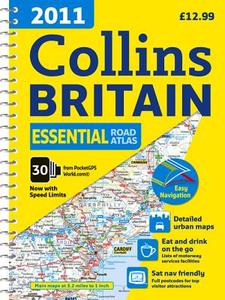 2011 Collins Essential Road Atlas Britain edito da HarperCollins Publishers