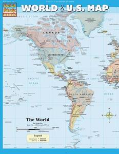 World & U.s. Map di Inc. BarCharts edito da Barcharts, Inc