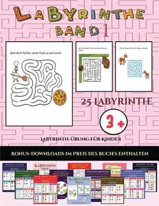 Labyrinth-Übung für Kinder (Labyrinthe - Band 1) di Jessica Windham edito da Kindergarten-Arbeitsbücher