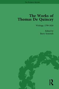 The Works Of Thomas De Quincey (set) di Grevel Lindop, Thomas De Quincey edito da Taylor & Francis Ltd