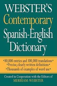 Webster's Contemporary Spanish-English Dictionary edito da Federal Street Press