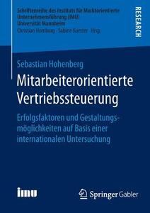 Mitarbeiterorientierte Vertriebssteuerung di Sebastian Hohenberg edito da Springer Fachmedien Wiesbaden