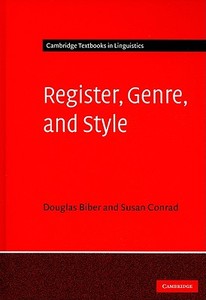 Cambridge Textbooks In Linguistics di Douglas Biber, Susan Conrad edito da Cambridge University Press