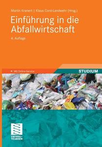 Einfuhrung In Die Abfallwirtschaft edito da Vieweg+teubner Verlag