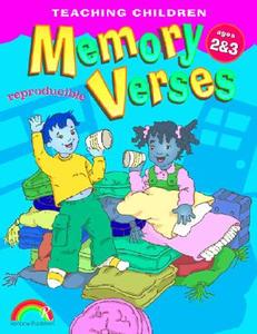 Teaching Children Memory Verses Ages 2-3 di Mary J. Davis edito da Rosekidz