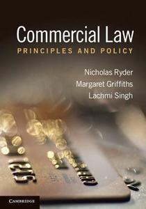 Commercial Law di Nicholas Ryder edito da Cambridge University Press