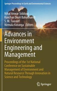 Advances in Environment Engineering and Management edito da Springer International Publishing