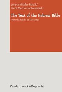 The Text of the Hebrew Bible edito da Vandenhoeck + Ruprecht