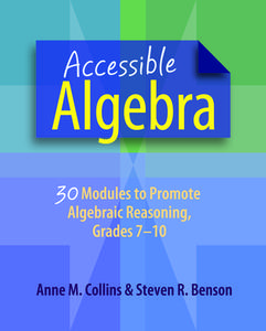 Accessible Algebra di Anne Collins edito da Stenhouse Publishers