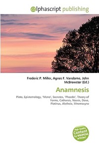 Anamnesis edito da Vdm Publishing House