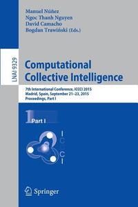 Computational Collective Intelligence edito da Springer International Publishing