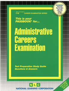 Administrative Careers Examination di Jack Rudman edito da National Learning Corp
