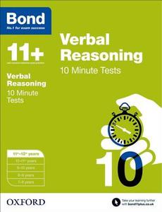 Bond 11+: Verbal Reasoning: 10 Minute Tests di Frances Down, Bond edito da Oxford University Press