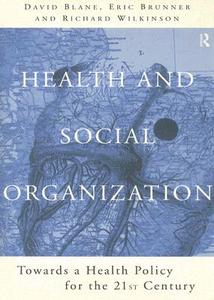 Health And Social Organization edito da Taylor & Francis Ltd